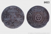 Mainz, Erzbistum. Friedrich Karl Joseph (1774-1802). 1/48 Taler 1790, Erfurt. 1,08 g; 17 mm. Prinz Alex. 769; Slg. Walther 680. Sehr schön.