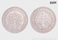 Weimarer Republik, 5 Reichsmark 1927 A, Eichbaum. 24,99 g; 36 mm. J. 331. Fast vorzüglich/vorzüglich.