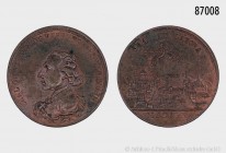 Carl Theodor von Dalberg, Fürstprimas des Rheinbundes (1806-1815), Bronzemedaille 1810, unsigniert, Stempel von Johann Christian Reich in Fürth. Vs. C...