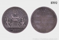 Mainz, Erzbistum. Silbermedaille 1779 (Chronogramm), auf Christoph Nebel, Sufragan (Weihbischof) von Mainz (Titularbischof von Cafarnao) 1733-1769, un...