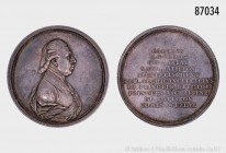 Fürstprimatische Staaten, Silbermedaille o. J. (1805), von Brückle, auf Fürstprimas Carl Theodor von Dalberg. 36,60 g; 44 mm. Slg. Julius 1722; Joseph...