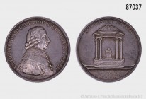 Mainz, Erzbistum. Friedrich Karl Joseph von Erthal (1774-1802, seit 1774 Bischof von Worms). Silbermedaille 1784, Stempel von A. F. Stierler, auf das ...