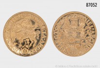 BRD, Goldmedaille, 986er Gold. Moderne Nachprägung (1976) einer Kurmainzer Münze. 7,95 g; 28 mm. Stempelglanz.