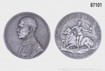 Drittes Reich, Medaille 1936, Weißmetall, von Karl Goetz, beim Bayer. Hauptmünzamt, auf den deutschen Friedensplan für Europa. Vs. Brustbild Hitlers n...