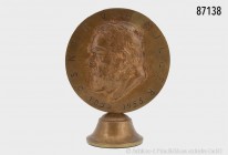 Bundesrepublik Deutschland, große Bronzegussmedaille 1955, von Bernhard Bleeker, "Oskar-von-Miller-Medaille" für Verdienste um das Deutsche Museum. Vs...