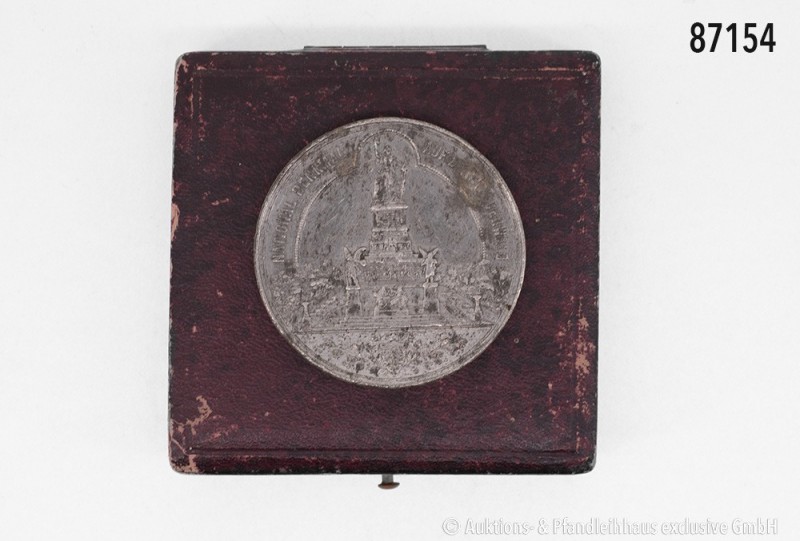 Deutsches Reich, Zinnmedaille 1870/1871, auf den Sieg gegen Frankreich und die E...