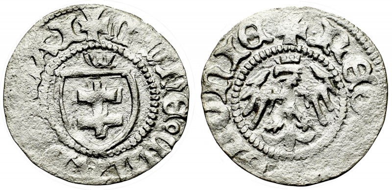 Vladislaus II Jagellon, 3 denarius without date, Cracow Bardzo ładny egzemplarz....