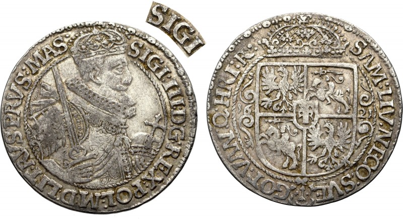Sigismund III, 18 groschen 1621, Bromberg - SIGI Ładny, dobrze wbity egzemplarz....