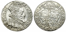 Sigismund III, 6 groschen 1599, Marienburg R4