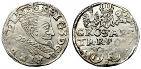 Sigismund III Vasa, 3 Groschen 1597 Lublin R4/R3/R7