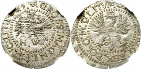 Sigismund III, Groschen 1615, Vilnius - LITV/LIT NGC MS62 R4/R5