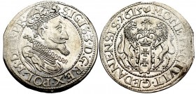 Sigismund III, 18 groschen 1615, Danzig R3/R2