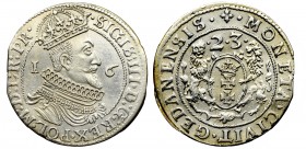 Sigismund III, 18 groschen 1623, Danzig - PR•