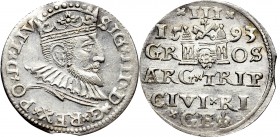Sigismund III, 3 groschen 1593, Riga