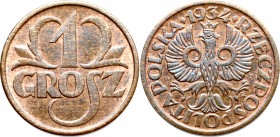 II Republic of Poland, 1 groschen 1934