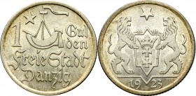 Free city of Danzig, 1 gulden 1923