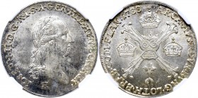 Austria, Franz II, 1/4 thaler 1797 MAX