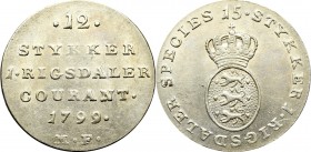 Dänemark ,Christian VII,1/15 Speciedaler 1799