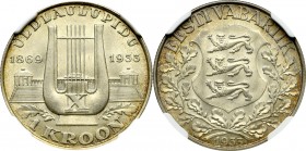 Estland, 1 krooni 1933 - NGC MS66 MAX
