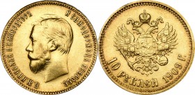 Russia, Nicholas II, 5 rouble 1909 R