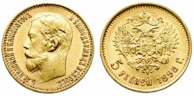 Russia, Nicholas II, 5 rouble 1898 АГ