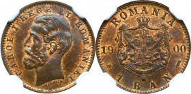 Romania, 1 ban 1900 - NGC MS64 RB