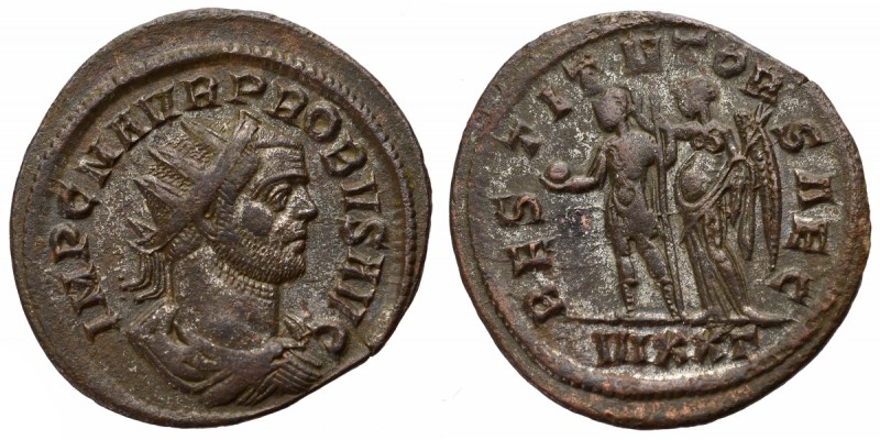 Roman Empire, Probus, Antoninian, Ticinum - unlisted in RIC Rare and desirable r...