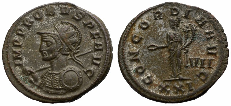 Roman Empire, Probus, Antoninian, Siscia - rare The Emperor is holding a small, ...
