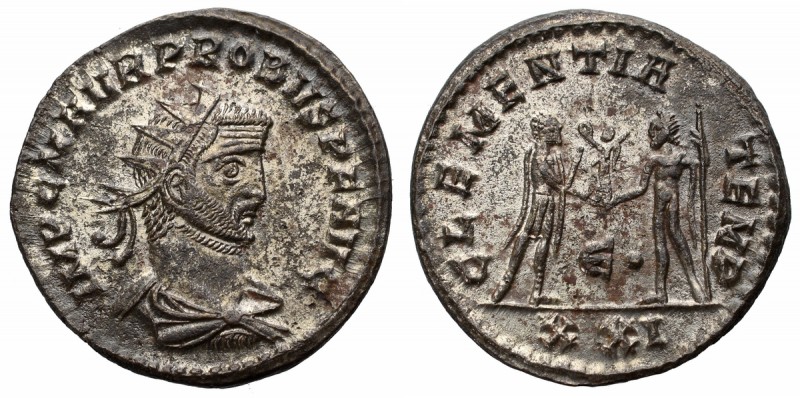 Roman Empire, Probus, Antoninian, 4th mint Attribution of this coin to the 4th u...