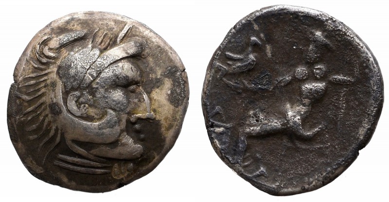 Celtic coinage, Imitation of macedonian drachm Ciekawa pozycja, dość dobra styli...