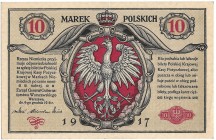 II RP, 10 marek polskich 1916, Generał