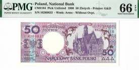 IIIRP, 50 złotych 1990 - A - PMG 66 EPQ