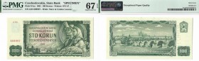 Czechoslovakia, 100 korun 1961 SPECIMEN MAX