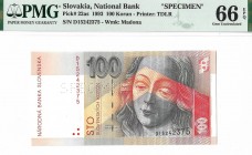 Slovakia, 100 Korun 1993 SPECIMEN