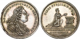 Germany, Saxony, Friedrich I August, Medal 1733 fides publica