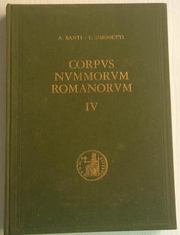BANTI A. - SIMONETTI L. - Corpus Nummorum Romanorum. Vol. IV. Augvstus I. Prospe...