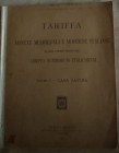 DOTTI E. - Tariffa di Monete Medioevali e Moderne Italiane secondo l'Ordine seguito dal “Corpus Nummorum Italicorum” Vol. I Casa Savoia. Milano, 1913....