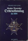 KLENAU A. - Großer Deutscher Ordenskatalog bis 1918. München 1974. 225 pp., ill.