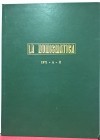 LA NUMISMATICA (Rivista di G. Manfredini, Brescia) - A. I. 1971. Tutta l’intera annata rilegata.