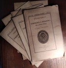 PERIODICO DI NUMISMATICA E SFRAGISTICA PER LA STORIA D’ITALIA diretto dal March. Carlo Strozzi. – L’intera annata 1869 composta di 6 fascicoli dell’an...