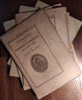 PERIODICO DI NUMISMATICA E SFRAGISTICA PER LA STORIA D’ITALIA diretto dal March. Carlo Strozzi. – L’intera annata 1871 composta di 6 fascicoli dell’an...