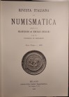 RIVISTA ITALIANA DI NUMISMATICA E SCIENZE AFFINI - Volume III. Intera annata (1890) Ristampa Ausilio. Padova, 1890 - F. Gnecchi, Appunti di Numismatic...