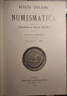 RIVISTA ITALIANA DI NUMISMATICA E SCIENZE AFFINI - Volume IV. Intera annata (1891) Ristampa Ausilio. Padova, 1891. - AA, Aes rude, signatum e grave ri...