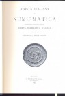 RIVISTA ITALIANA DI NUMISMATICA E SCIENZE AFFINI - Volume VI. Intera annata (1893) Ristampa Ausilio. Padova, 1893 - I. Falchi, Sulla riduzione in peso...