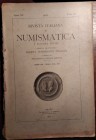 RIVISTA ITALIANA DI NUMISMATICA E SCIENZE AFFINI - Fascicolo IV del volume XV (1902) - G. Dattari, Appunti di numismatica alessandrina: XVI. Saggio st...