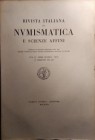 RIVISTA ITALIANA DI NUMISMATICA E SCIENZE AFFINI – Vol. XLIV. – Serie IV, vol. II (1942) Milano, 1942. S. A. LUCIANI, Note di numinatica tarantina – P...