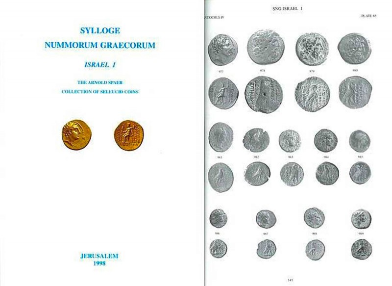 Sylloge Nummorum Greacorum, Israel I – The Arnold Spaer Collection of Seleucid C...