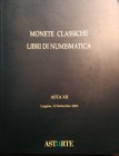 ASTARTE Lugano Asta XII del 12 settembre 2003. Monete classiche – Libri di numismatica. Pp. 88, Lots 779 all in col. ill.