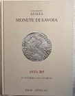 HESS - DIVO AG – Zurigo, 25 ottobre 1995. Collezione Azalea. Monete di Savoia. pp. 87, nn. 386, tav. 2 col., tavv. 3 di ingrandimenti b/n.      raro...