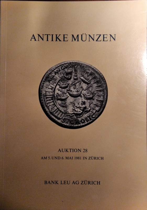 LEU Numismatics Ltd, Zurich - Auction n. 28. 5-6 mai 1981. Antike munzen. Pp. 95...